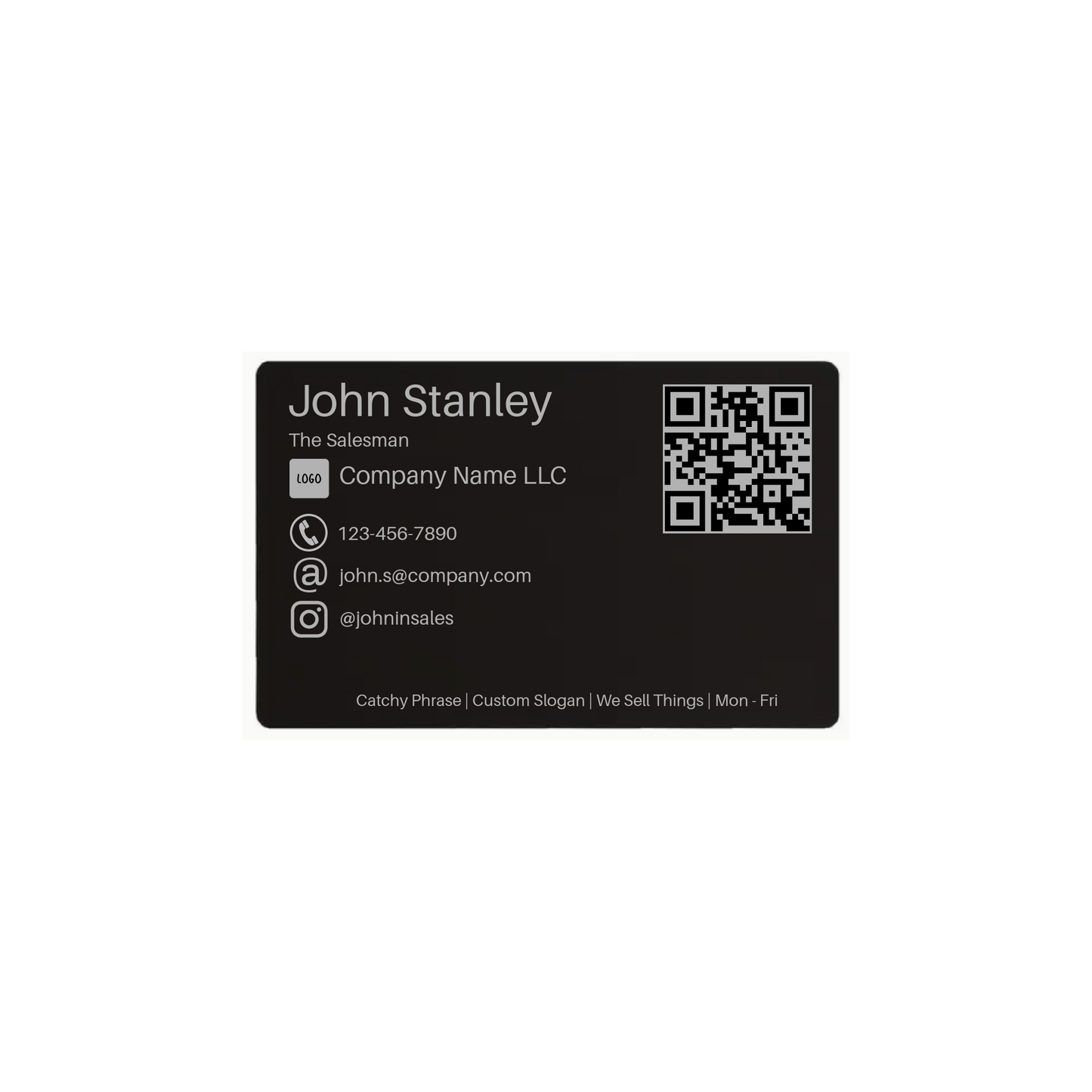 Metal Business Cards | Pack of 10