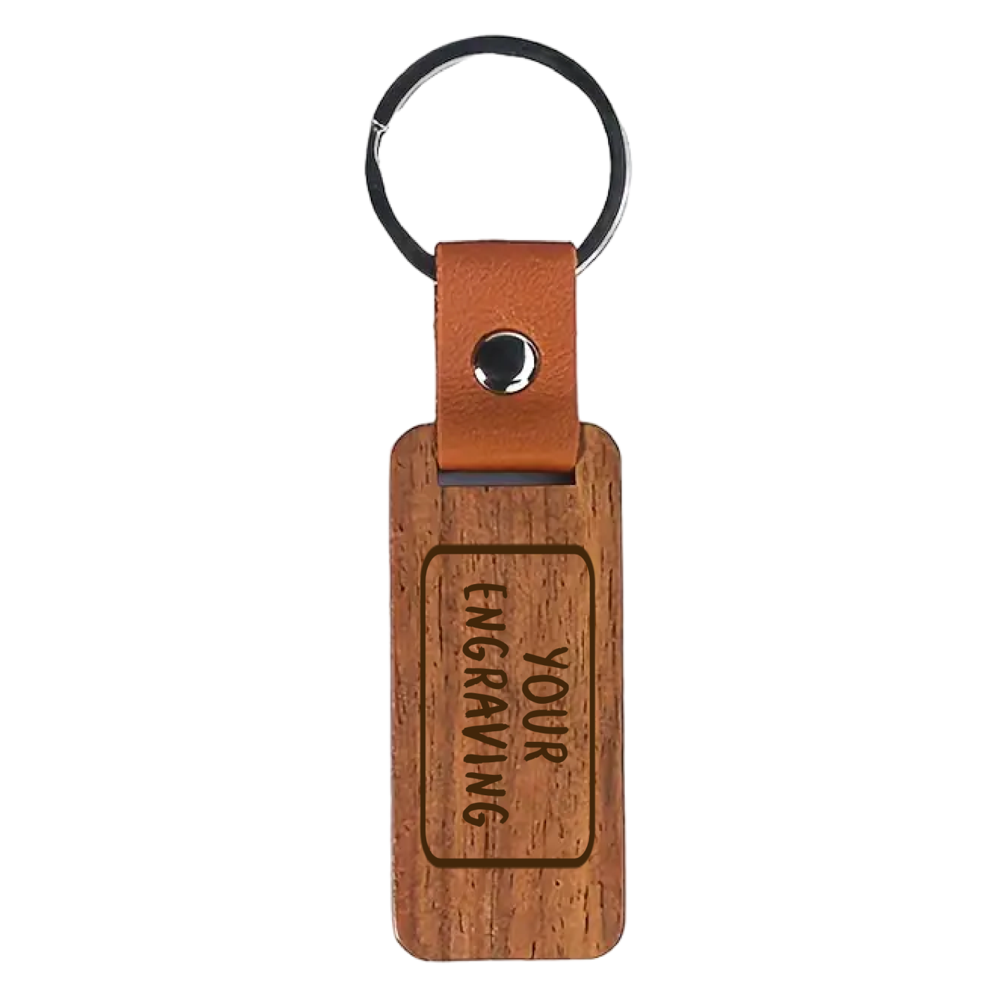 Walnut Keychain | Custom Engraving