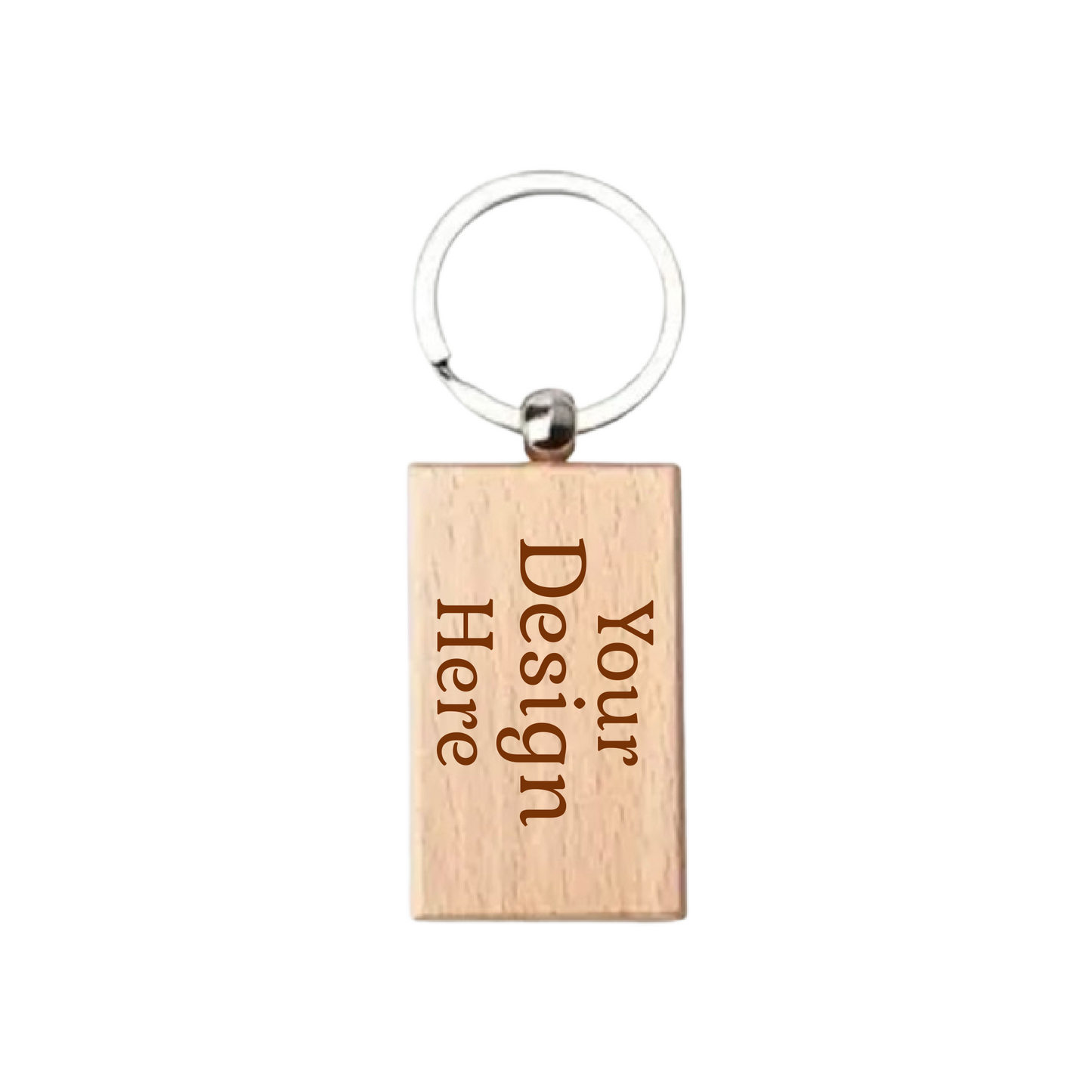 Custom Oak Keychain