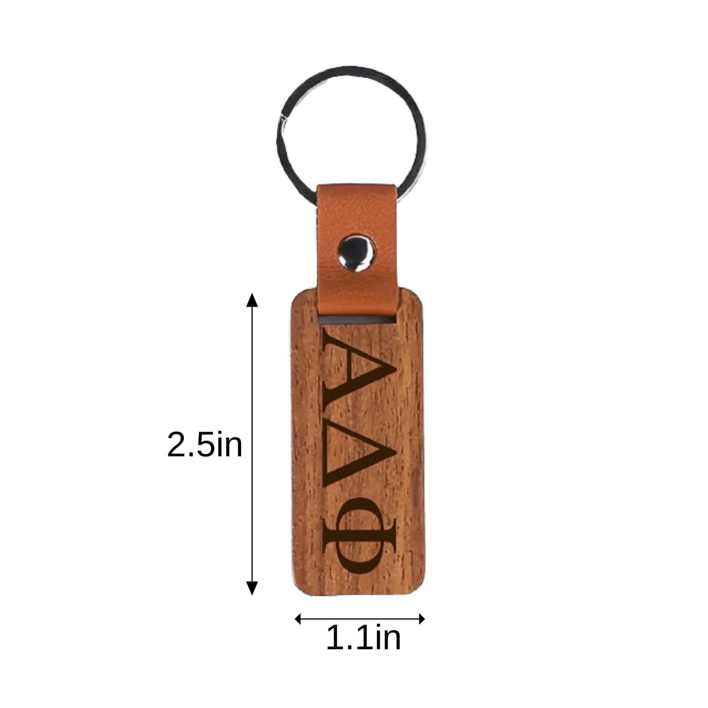 Walnut Keychain | Custom Engraving